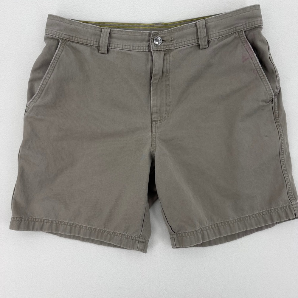 The North Face Canvas Carpenter Utility Shorts Mens 34 Tan Hiking 2007